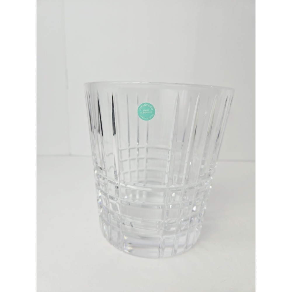 Tiffany & Co. Clear Crystal Cut Glass Vase